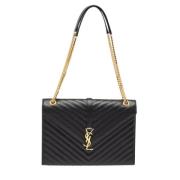 Yves Saint Laurent Vintage Pre-owned Laeder handvskor Black, Dam