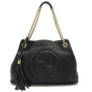 Gucci Vintage Pre-owned Laeder gucci-vskor Black, Dam