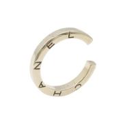 Chanel Vintage Pre-owned Metall ringar Yellow, Dam