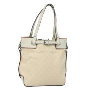 Gucci Vintage Pre-owned Canvas gucci-vskor White, Dam