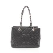 Chanel Vintage Pre-owned Canvas chanel-vskor Black, Dam