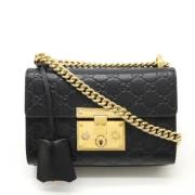 Gucci Vintage Pre-owned Laeder gucci-vskor Black, Dam