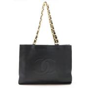 Chanel Vintage Pre-owned Laeder chanel-vskor Black, Dam