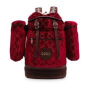 Gucci Vintage Pre-owned Sammet axelremsvskor Red, Dam