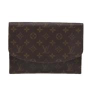 Louis Vuitton Vintage Pre-owned Canvas kuvertvskor Brown, Dam