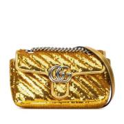 Gucci Vintage Pre-owned Tyg gucci-vskor Yellow, Dam