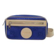 Gucci Vintage Pre-owned Canvas gucci-vskor Blue, Dam