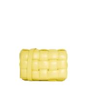 Bottega Veneta Vintage Pre-owned Laeder axelremsvskor Yellow, Dam