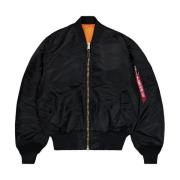 Alpha Industries Heritage Ma-1 Jacka Svart Nylon Män Black, Herr