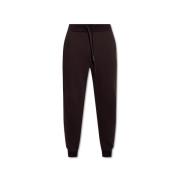 Theory Våffelstickade sweatpants Brown, Herr