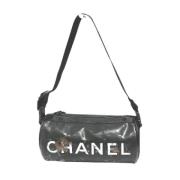 Chanel Vintage Pre-owned Plast crossbodyvskor Black, Dam