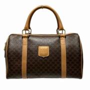 Celine Vintage Pre-owned Canvas handvskor Brown, Dam