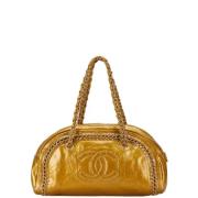 Chanel Vintage Pre-owned Laeder chanel-vskor Yellow, Dam