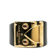 Louis Vuitton Vintage Pre-owned Plast ringar Black, Dam