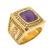 Louis Vuitton Vintage Pre-owned Metall ringar Purple, Dam