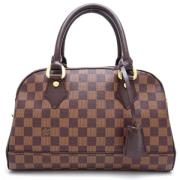 Louis Vuitton Vintage Pre-owned Canvas handvskor Brown, Dam