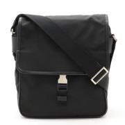 Prada Vintage Pre-owned Canvas crossbodyvskor Black, Dam