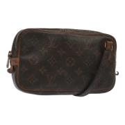 Louis Vuitton Vintage Pre-owned Canvas louis-vuitton-vskor Brown, Dam