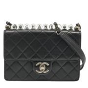 Chanel Vintage Pre-owned Laeder chanel-vskor Black, Dam