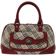 Burberry Vintage Pre-owned Canvas handvskor Red, Dam