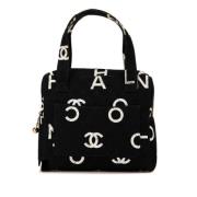 Chanel Vintage Pre-owned Canvas chanel-vskor Black, Dam