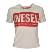 Diesel Stiliga T-shirts och Polos White, Dam