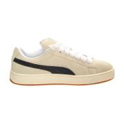 Puma Beige Mocka Sneakers för Män Beige, Herr