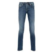 Dondup Skinny Jeans i Blå Denim Blue, Herr