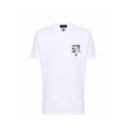 Dsquared2 Avslappnad Bomull T-shirt White, Herr