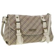 Burberry Vintage Pre-owned Canvas axelremsvskor Gray, Dam