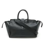 Yves Saint Laurent Vintage Pre-owned Laeder handvskor Black, Dam