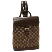 Louis Vuitton Vintage Pre-owned Canvas axelremsvskor Brown, Herr