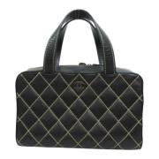 Chanel Vintage Pre-owned Laeder chanel-vskor Black, Dam