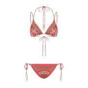 Camilla Shell Games Mönstrat Bikini Set Pink, Dam