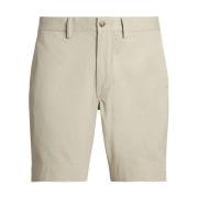 Polo Ralph Lauren Stretch Chino Shorts Straight Fit Beige, Herr