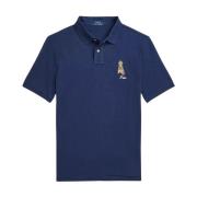 Ralph Lauren Mörkblå polotröja Classic Fit Blue, Herr