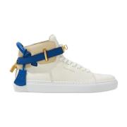 Buscemi Vita läderhöga sneakers White, Dam