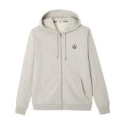 Jott Grå Zip Hoodie Oaxaca - Chic Stil Gray, Dam