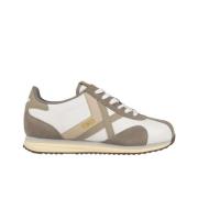 Munich Retro Street Style Sneakers Beige, Herr