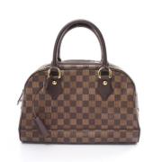 Louis Vuitton Vintage Pre-owned Canvas handvskor Brown, Dam