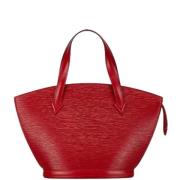 Louis Vuitton Vintage Pre-owned Laeder handvskor Red, Dam