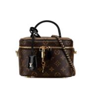 Louis Vuitton Vintage Pre-owned Canvas handvskor Brown, Dam