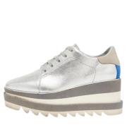 Stella McCartney Pre-owned Pre-owned Tyg sneakers Gray, Dam