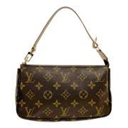 Louis Vuitton Vintage Pre-owned Tyg louis-vuitton-vskor Brown, Dam