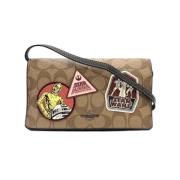 Coach Pre-owned Pre-owned Canvas axelremsvskor Beige, Dam