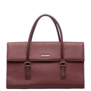 Burberry Vintage Pre-owned Laeder handvskor Red, Dam