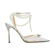 Mach & Mach Kristall Diamant Stiletthälar Gray, Dam