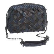 Bottega Veneta Vintage Pre-owned Laeder axelremsvskor Blue, Dam