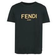 Fendi Vintage Pre-owned Laeder toppar Black, Herr