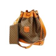 Celine Vintage Pre-owned Canvas celine-vskor Brown, Dam